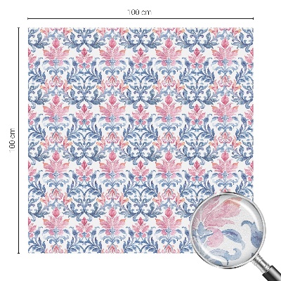 Pellicola per vetri effetto vetrata Simmetria floreale