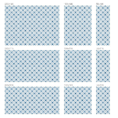 Pellicola per vetri privacy Decorazioni piastrellate