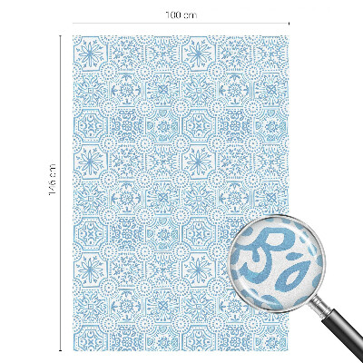 Pellicola decorativa per vetri piastrelle blu