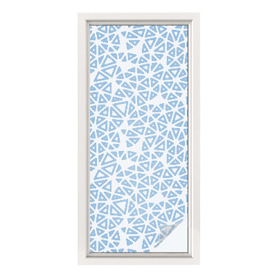 Pellicola per vetri effetto ghiaccio colorato Motivi geometrici