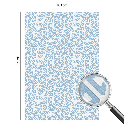 Pellicola per vetri effetto ghiaccio colorato Motivi geometrici