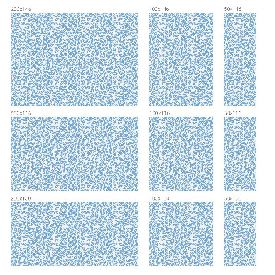 Pellicola per vetri effetto ghiaccio colorato Motivi geometrici