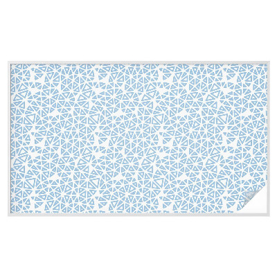 Pellicola per vetri effetto ghiaccio colorato Motivi geometrici