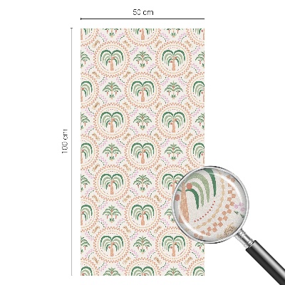 Pellicola per vetri privacy Palme esotiche