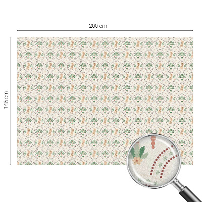 Pellicola adesiva effetto vetrata colorata Leopardo delle palme