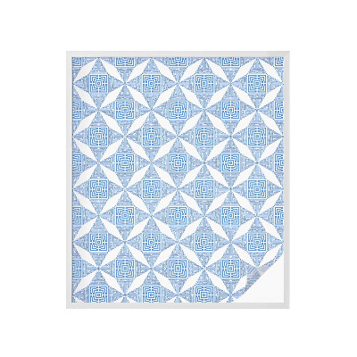 Pellicola per vetri effetto vetrata Labirinti geometrici