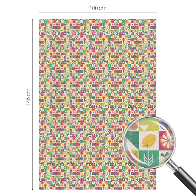 Pellicola decorativa per vetri Astrazione colorata