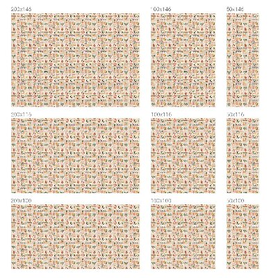 Pellicola per vetri privacy Modelli folcloristici