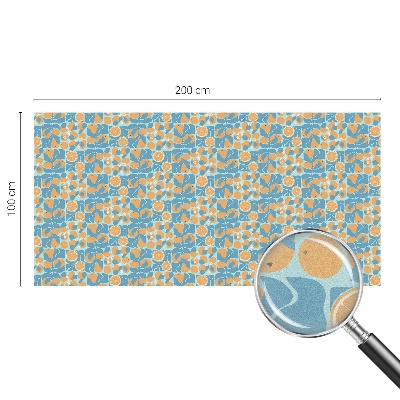 Pellicola decorativa per vetri Agrumi di pesce