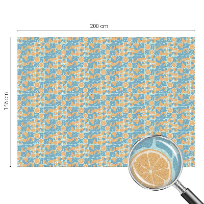 Pellicola decorativa per vetri Agrumi di pesce