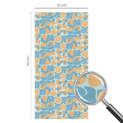 Pellicola decorativa per vetri Agrumi di pesce