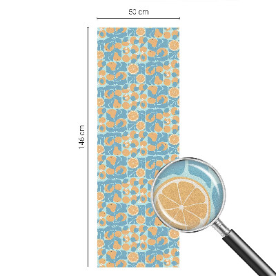 Pellicola decorativa per vetri Agrumi di pesce