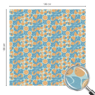 Pellicola decorativa per vetri Agrumi di pesce