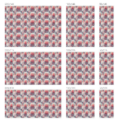 Pellicola per vetri privacy Foglie di fiori