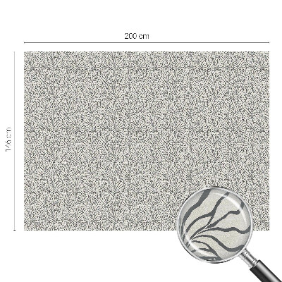 Pellicola per vetri effetto vetrata Foglie fiori