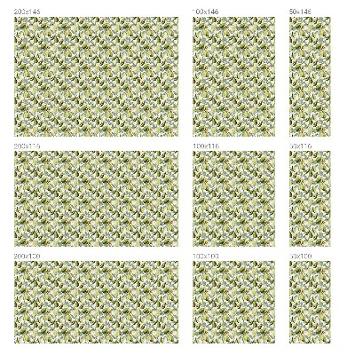 Pellicola per vetri effetto ghiaccio colorato Foglie di avocado