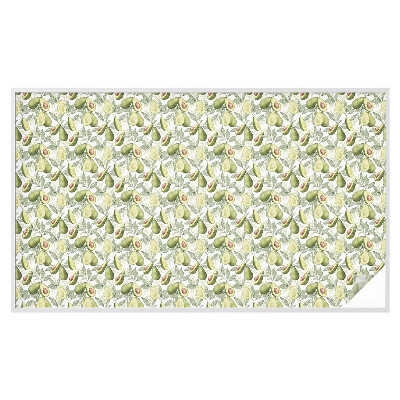 Pellicola per vetri effetto ghiaccio colorato Foglie di avocado