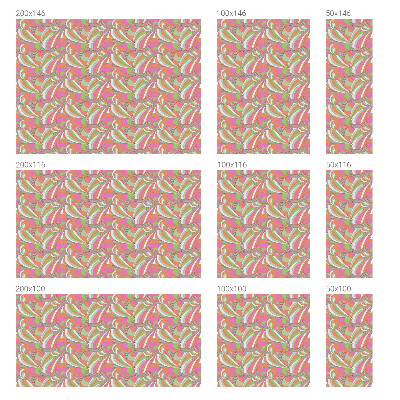 Pellicola adesiva effetto vetrata colorata Zigzag colorato