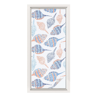 Pellicola decorativa per vetri conchiglie marine
