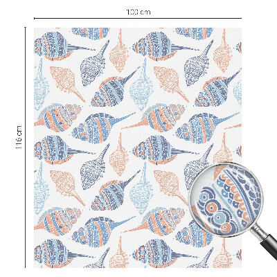 Pellicola decorativa per vetri conchiglie marine