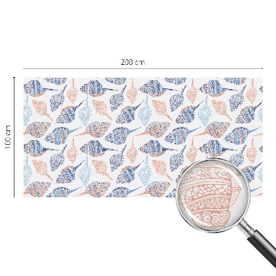 Pellicola decorativa per vetri conchiglie marine
