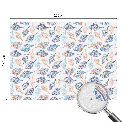 Pellicola decorativa per vetri conchiglie marine