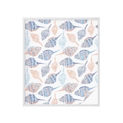 Pellicola decorativa per vetri conchiglie marine