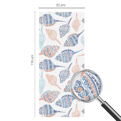 Pellicola decorativa per vetri conchiglie marine