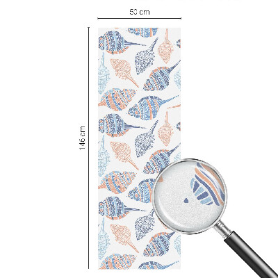 Pellicola decorativa per vetri conchiglie marine