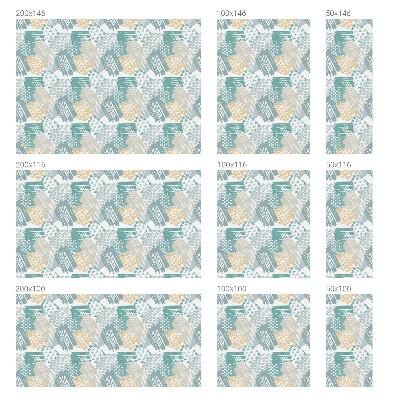 Pellicola per vetri effetto ghiaccio colorato Mosaico astratto