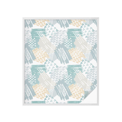 Pellicola per vetri effetto ghiaccio colorato Mosaico astratto