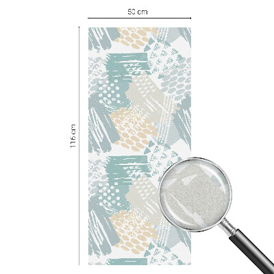 Pellicola per vetri effetto ghiaccio colorato Mosaico astratto