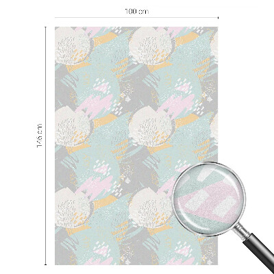 Pellicola per vetri effetto ghiaccio colorato Armonia astratta