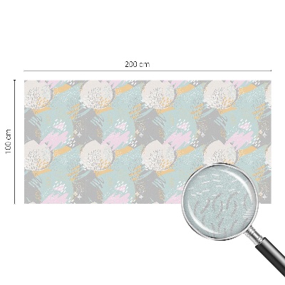 Pellicola per vetri effetto ghiaccio colorato Armonia astratta