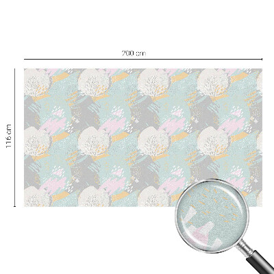 Pellicola per vetri effetto ghiaccio colorato Armonia astratta