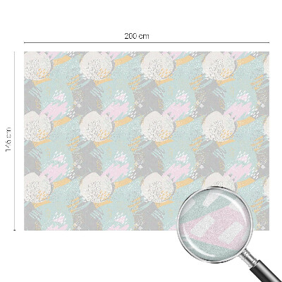 Pellicola per vetri effetto ghiaccio colorato Armonia astratta