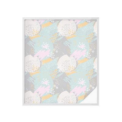 Pellicola per vetri effetto ghiaccio colorato Armonia astratta