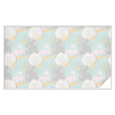 Pellicola per vetri effetto ghiaccio colorato Armonia astratta