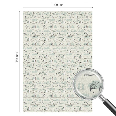 Pellicola per vetri privacy Un villaggio idilliaco