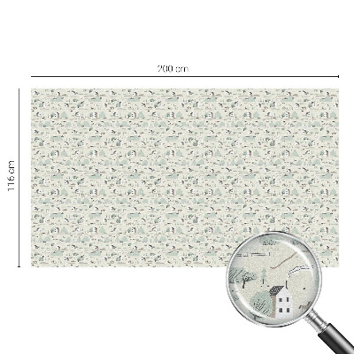 Pellicola per vetri privacy Un villaggio idilliaco