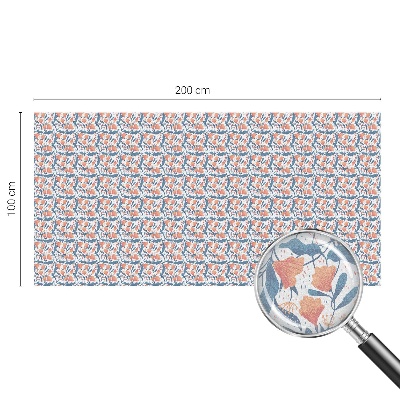 Pellicola per vetri effetto vetrata Una festa floreale