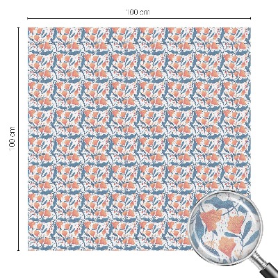 Pellicola per vetri effetto vetrata Una festa floreale