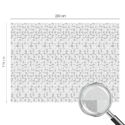 Pellicola per vetri effetto ghiaccio colorato Motivi geometrici