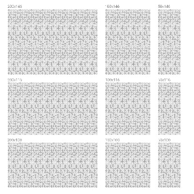 Pellicola per vetri effetto ghiaccio colorato Motivi geometrici