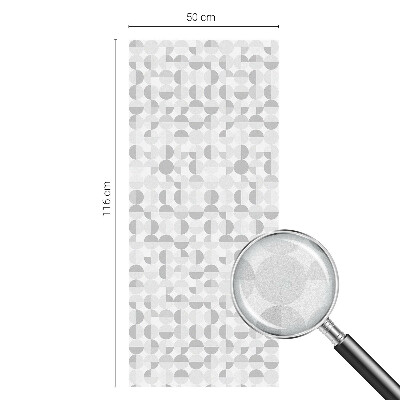 Pellicola per vetri effetto ghiaccio colorato Motivi geometrici