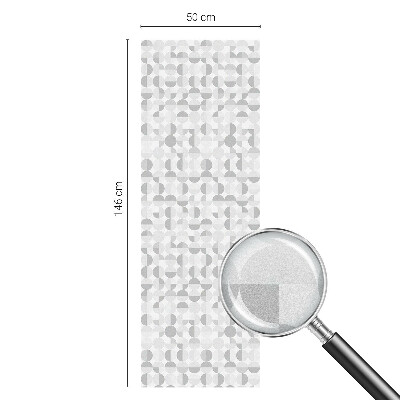 Pellicola per vetri effetto ghiaccio colorato Motivi geometrici