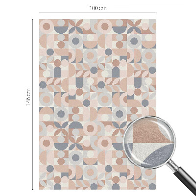 Pellicola per vetri effetto vetrata Mosaico astratto