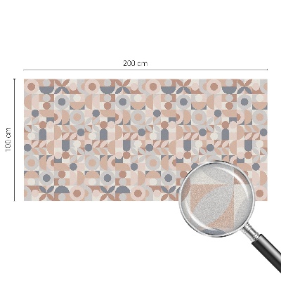 Pellicola per vetri effetto vetrata Mosaico astratto