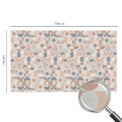 Pellicola per vetri effetto vetrata Mosaico astratto