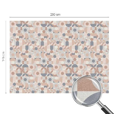 Pellicola per vetri effetto vetrata Mosaico astratto